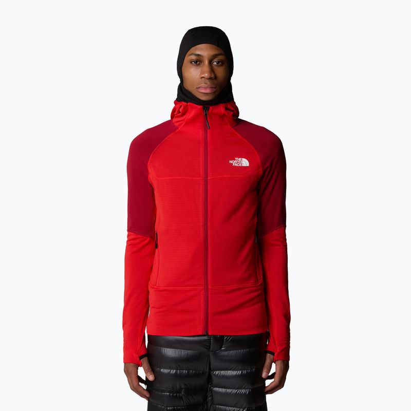 Мъжки суитшърт The North Face Bolt Polartec Hoodie high risk red/garnet red 4