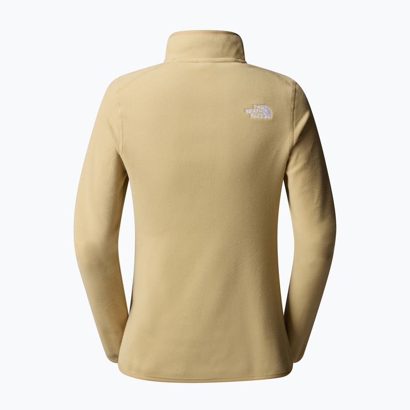 Дамски суитшърт The North Face 100 Glacier 1/4 Zip khaki stone 2