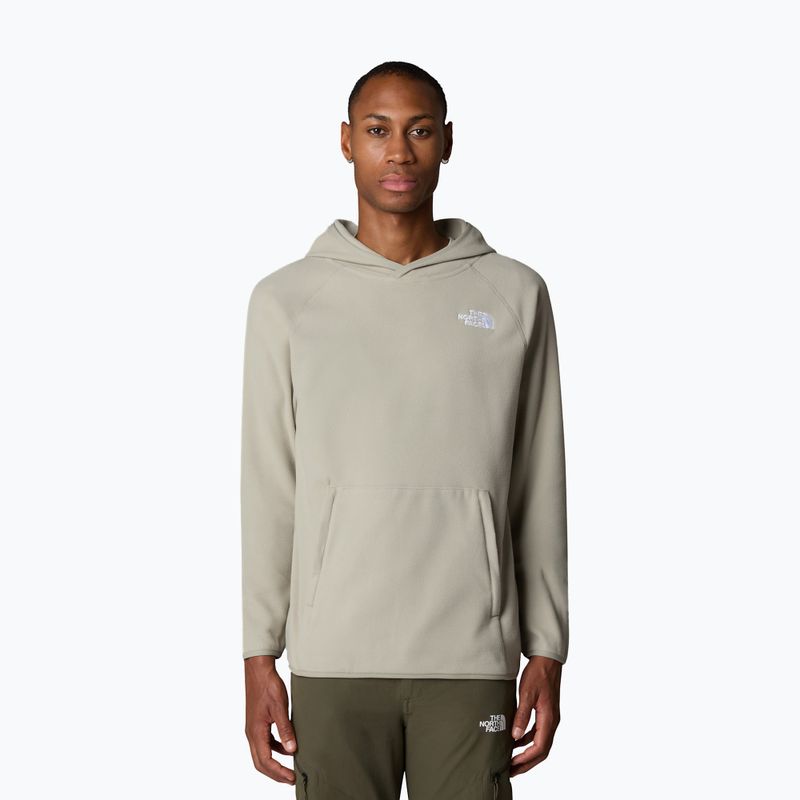 Мъжки суитшърт The North Face 100 Glacier Hoodie clay grey