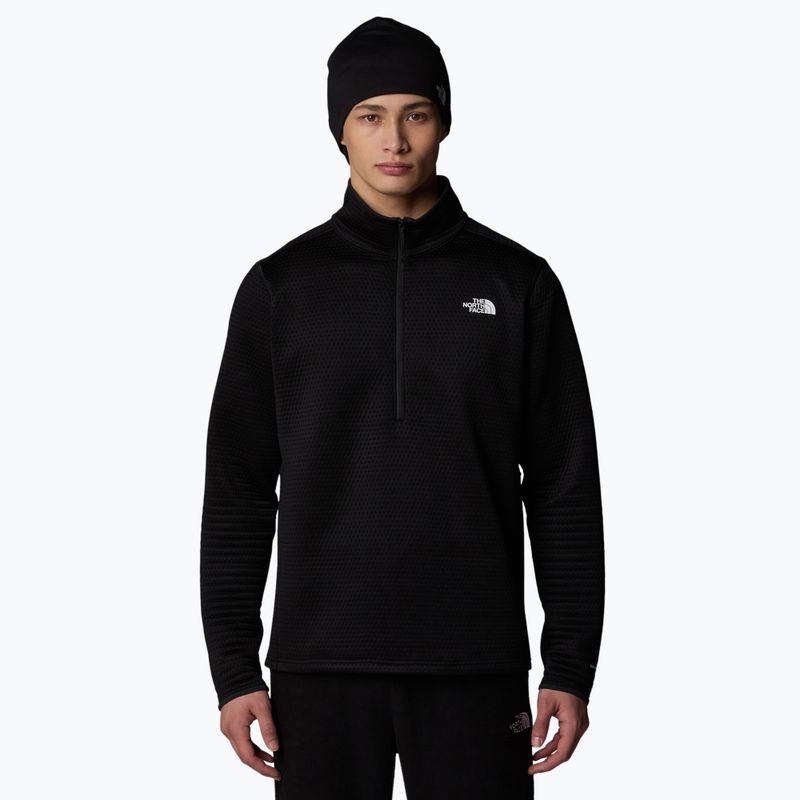 Мъжки трекинг суитшърт The North Face Vertical Thermal 1/4 Zip  black