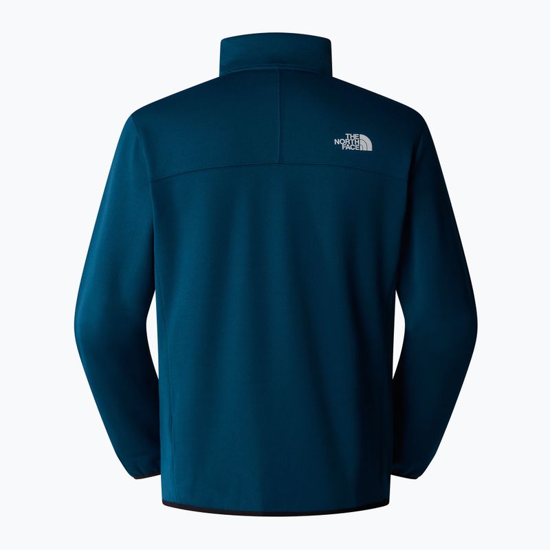 Мъжки суитшърт The North Face Crest 1/4 Zip midnight petrol/ black 5