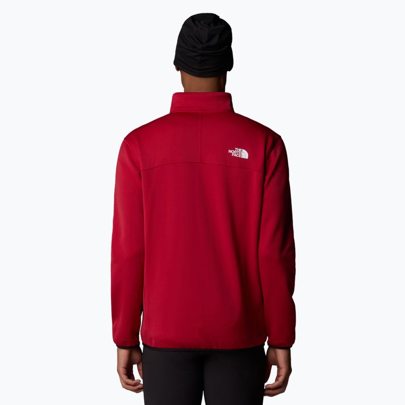 Мъжки суитшърт The North Face Crest FZ garnet red/black 3