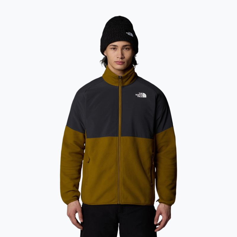 Мъжки суитшърт The North Face Glacier Heavyweight Full Zip moss green/ asphalt grey 4