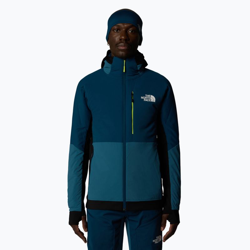 Мъжко хибридно яке The North Face Binntal Hybrid Ventrix Hoodie mallard blue/midnight