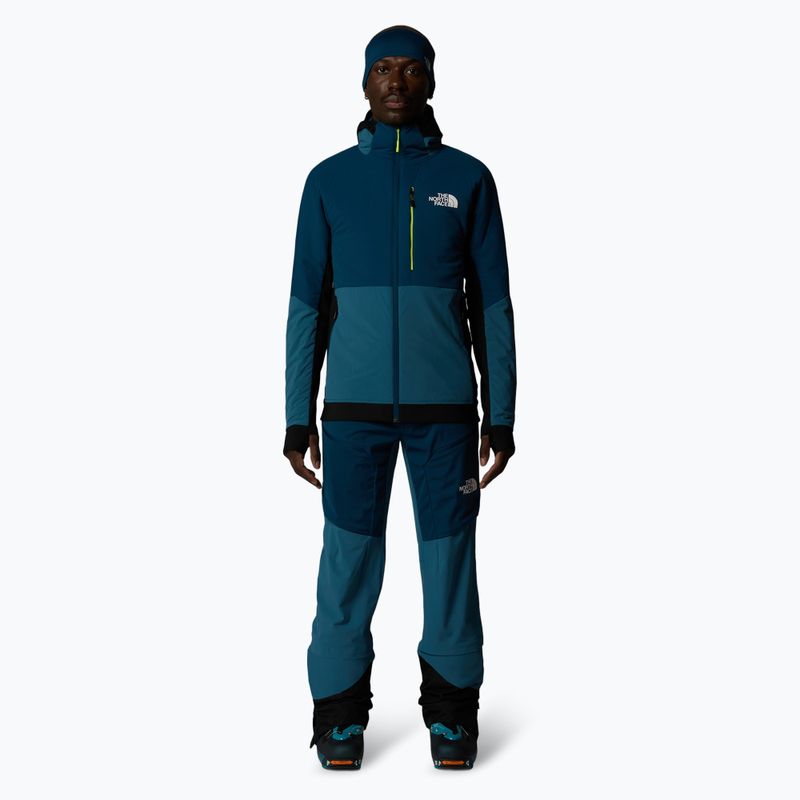 Мъжко хибридно яке The North Face Binntal Hybrid Ventrix Hoodie mallard blue/midnight 2