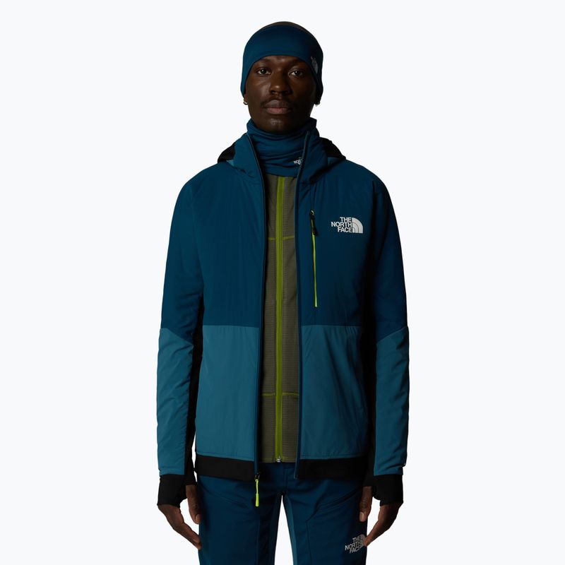 Мъжко хибридно яке The North Face Binntal Hybrid Ventrix Hoodie mallard blue/midnight 4