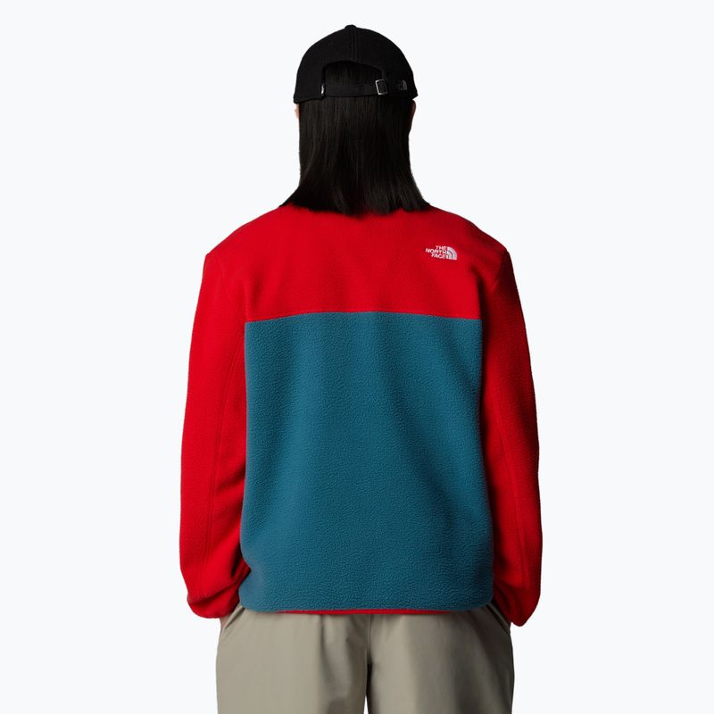 Мъжки суитшърт The North Face Yumiori 1/4 Zip mallard blue/ mallard blue/ high risk 3