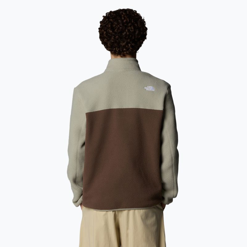 Мъжки суитшърт The North Face Yumiori 1/4 Zip smokey brown/ clay grey/ summit gold 3