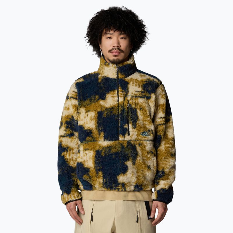 Мъжки суитшърт The North Face Extreme Pile Pullover midnight petrol bleach dye