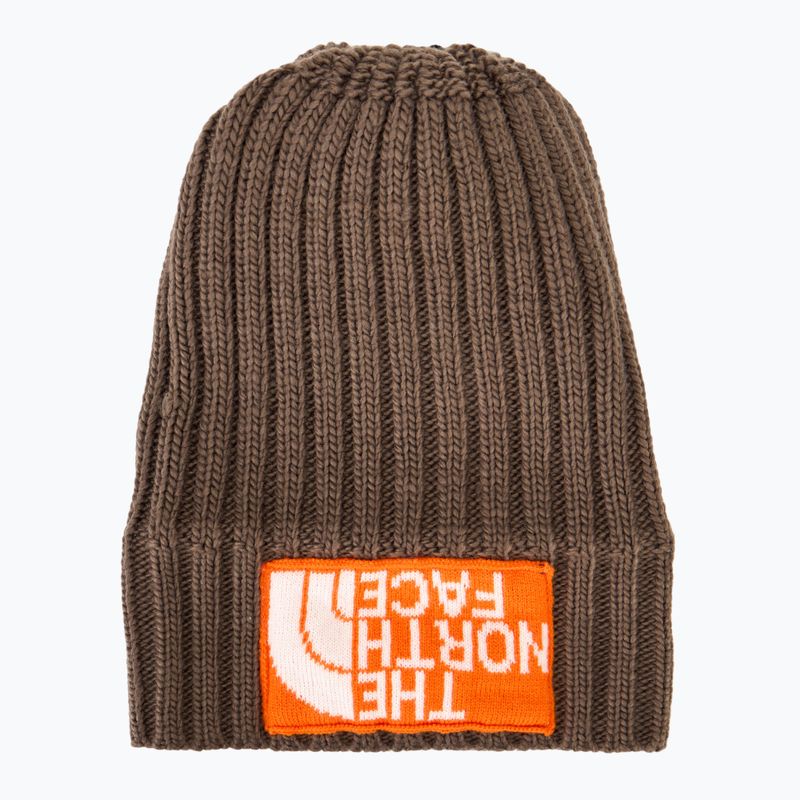 Мъжка зимна шапка The North Face Heritage Ski Tuke smokey brown/orange 4