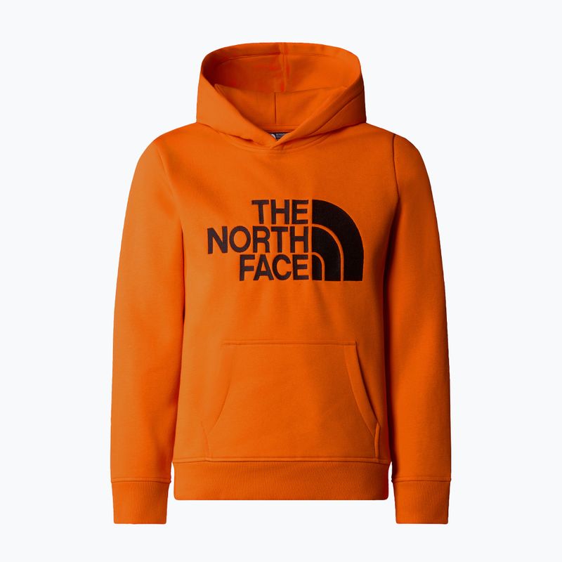 Детски суитшърт The North Face Drew Peak P/O Hoodie orange 4