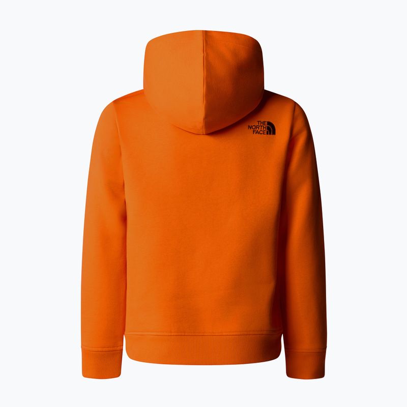 Детски суитшърт The North Face Drew Peak P/O Hoodie orange 5