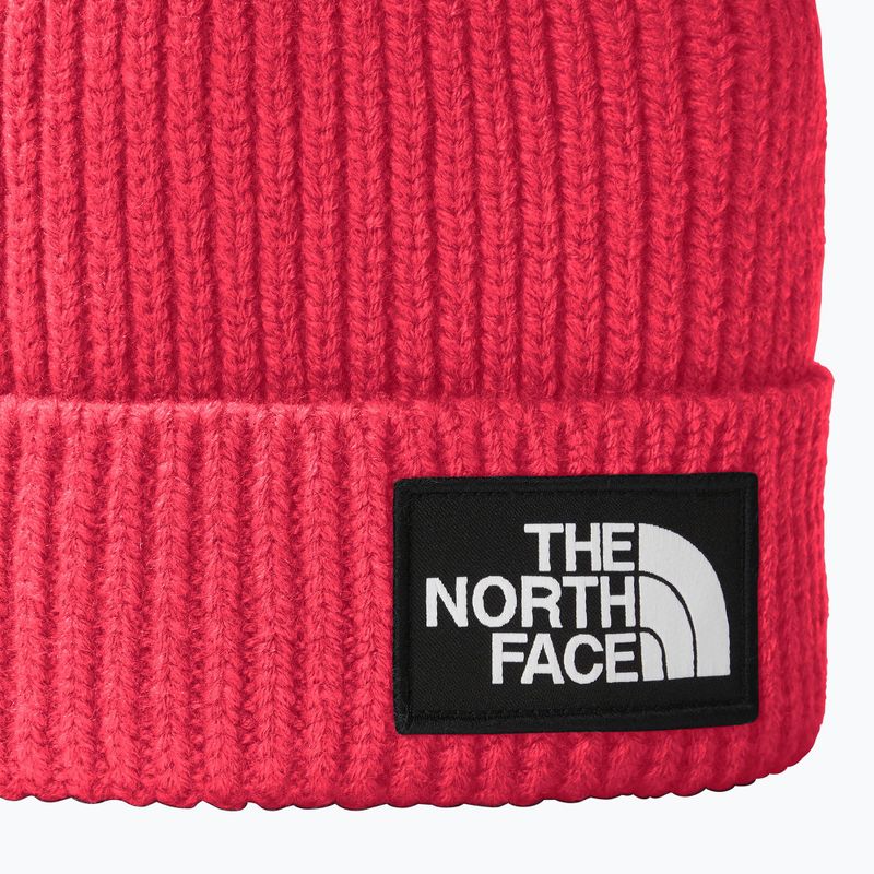 Детска шапка за трекинг The North Face TnF Box Logo Cuffed radiant poppy 2