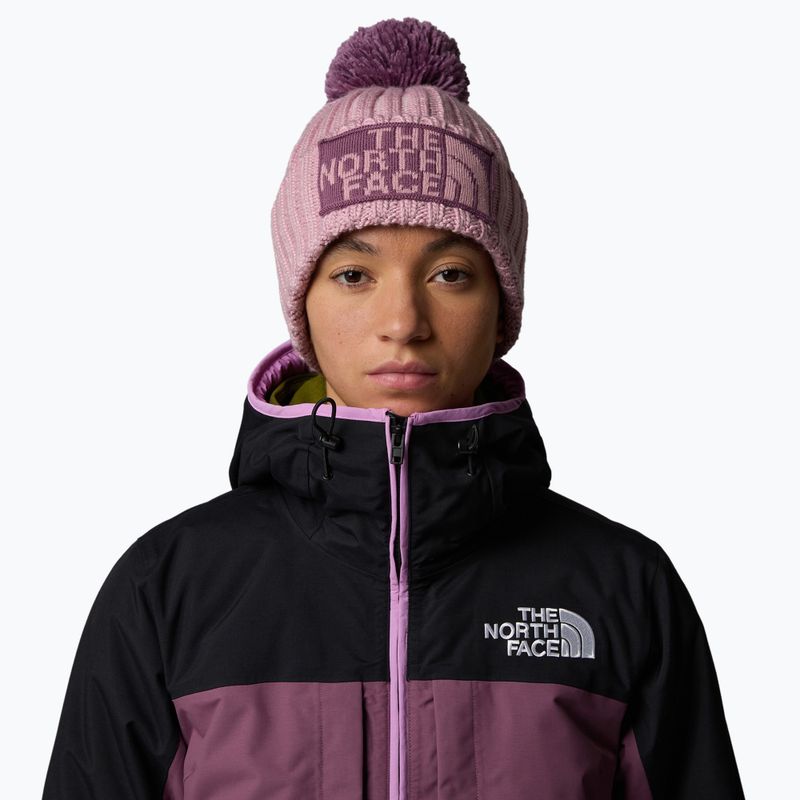 Мъжка зимна шапка The North Face Heritage Ski Tuke mauve/midnight mauve 4