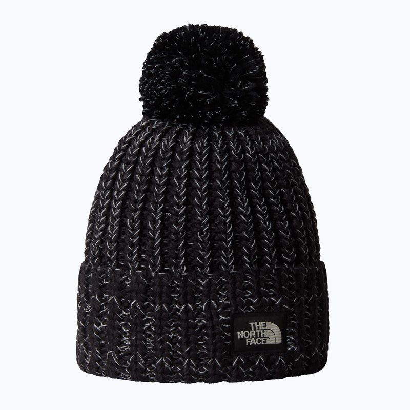 Мъжка зимна шапка The North Face Cozy Chunky Cabin black/white dune