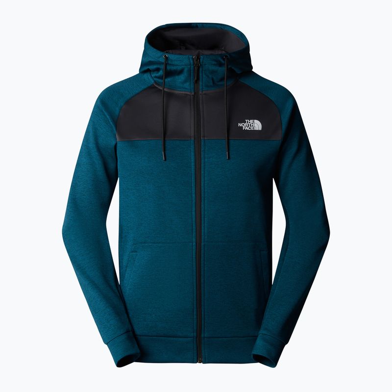 Мъжки суитшърт The North Face Reaxion Fleece midnight petrol dark heather/ asphalt grey 5