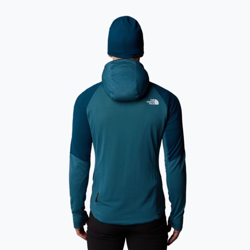 Мъжки суитшърт The North Face Bolt Polartec Hoodie mallard blue/ midnight petrol 3