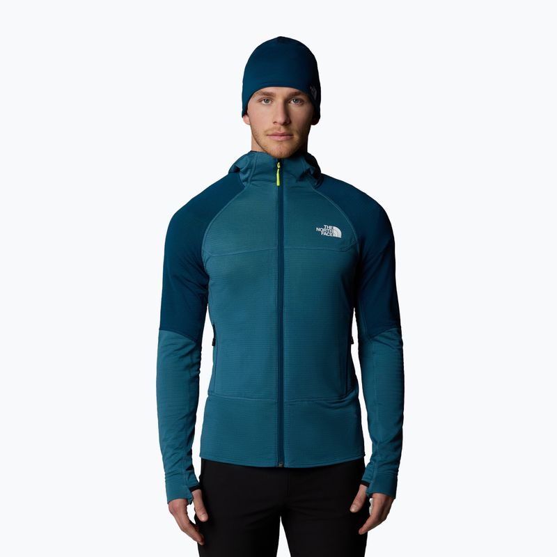 Мъжки суитшърт The North Face Bolt Polartec Hoodie mallard blue/ midnight petrol 4