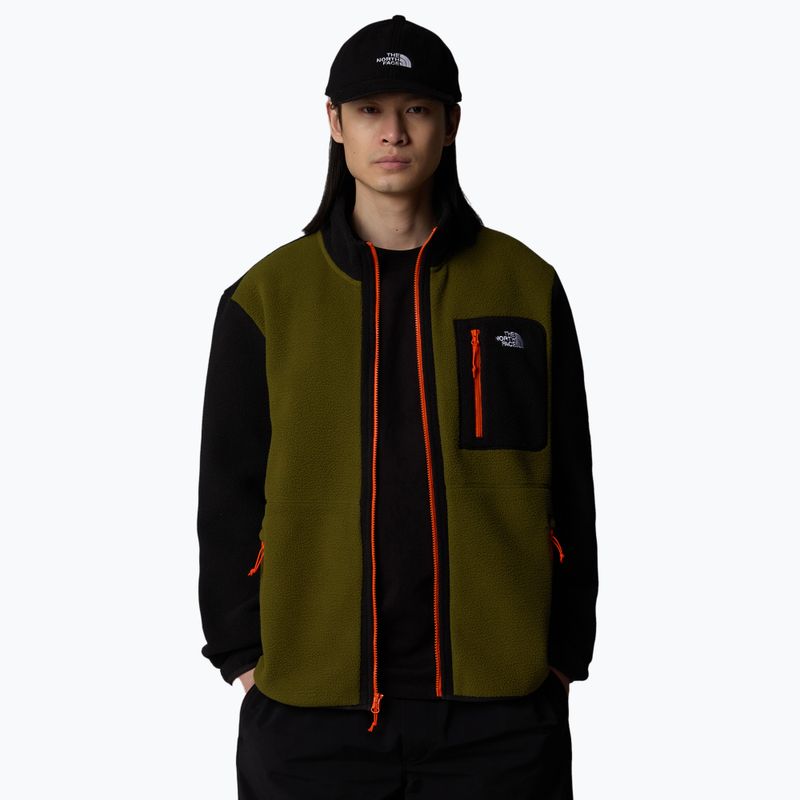 Мъжки суитшърт The North Face Yumiori Full Zip forest olive/ black 4