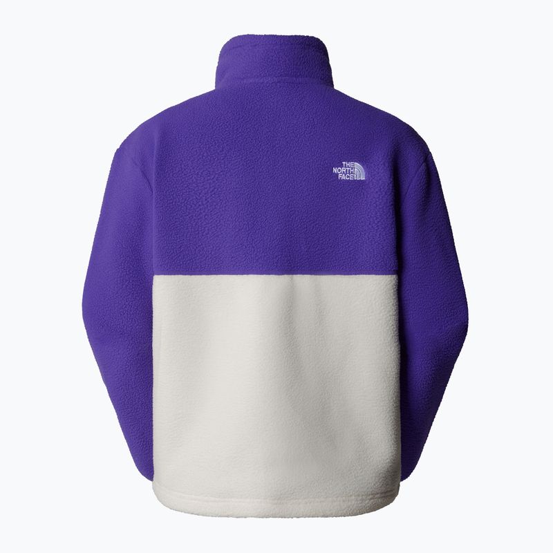 Дамски суитшърт The North Face Yumiori 1/4 Zip white dune/peak purple 4