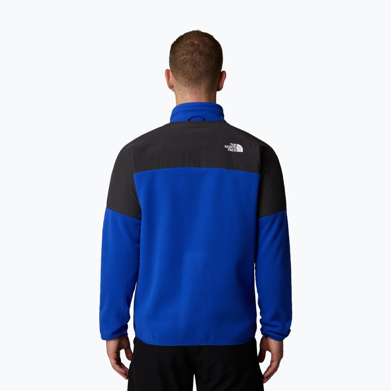 Мъжки суитшърт The North Face Glacier Heavyweight Full Zip blue/ asphalt grey 3