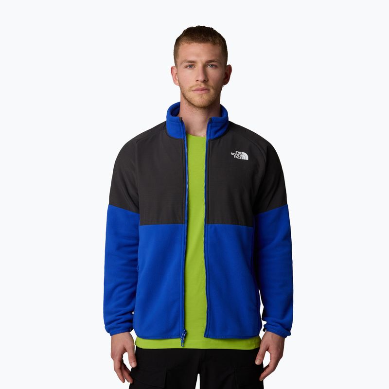 Мъжки суитшърт The North Face Glacier Heavyweight Full Zip blue/ asphalt grey 4