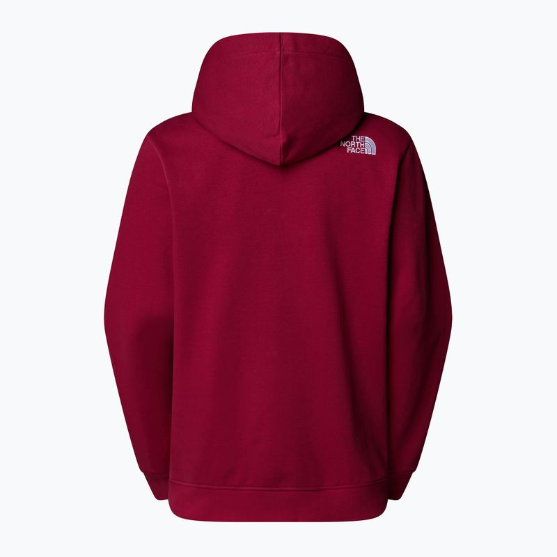 Дамски суитшърт The North Face Drew Peak Pullover Hoodie beetroot 5