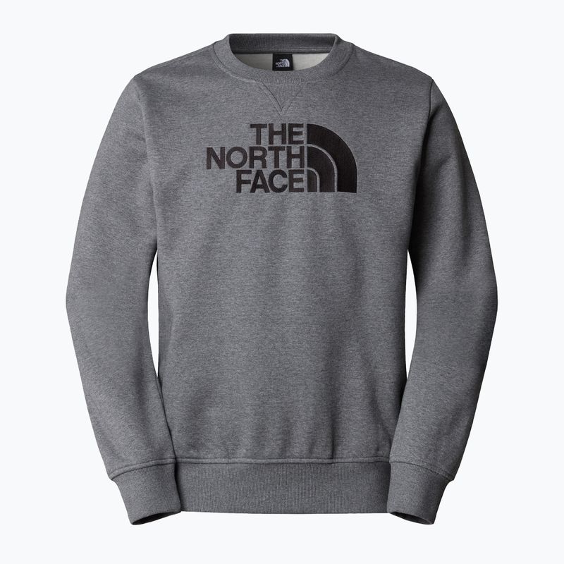 Мъжки суитшърт The North Face Drew Peak Crew medium grey heather 4