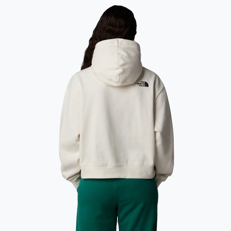 Дамски суитшърт с качулка The North Face Essential Crop white dune 3