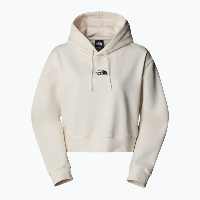 Дамски суитшърт с качулка The North Face Essential Crop white dune 4