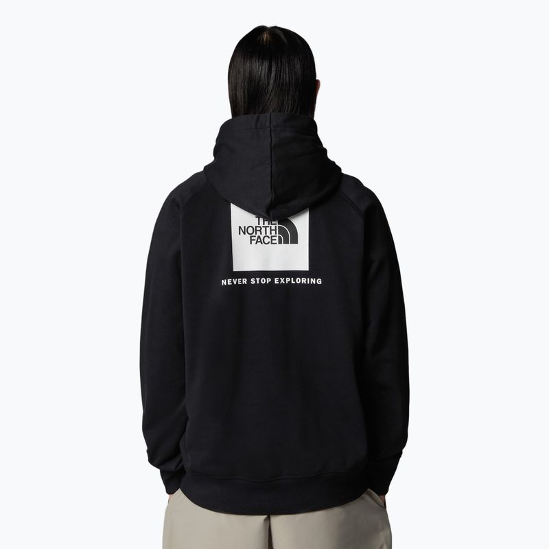 Мъжки суитшърт The North Face Raglan Box Nse Hoodie black/ white 3