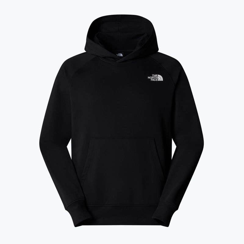 Мъжки суитшърт The North Face Raglan Box Nse Hoodie black/ white 4