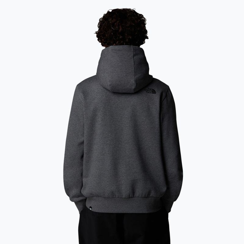 Мъжки суитшърт The North Face Simple Dome Hoodie medium grey heather 3