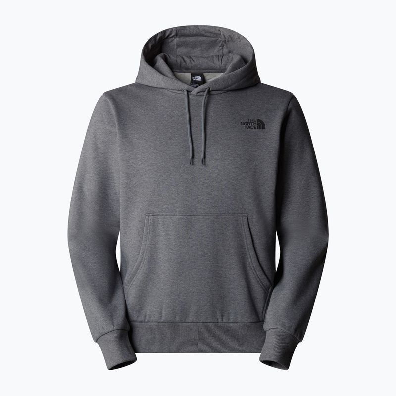 Мъжки суитшърт The North Face Simple Dome Hoodie medium grey heather 4