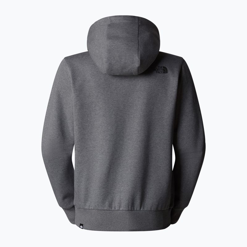 Мъжки суитшърт The North Face Simple Dome Hoodie medium grey heather 5