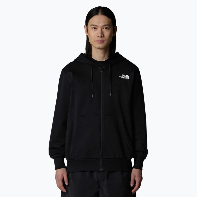 Мъжки суитшърт The North Face Simple Dome Full Zip Hoodie black