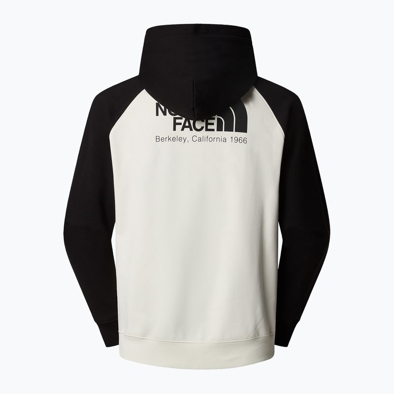 Мъжки суитшърт The North Face Heritage Hoodie white dune/ black 5