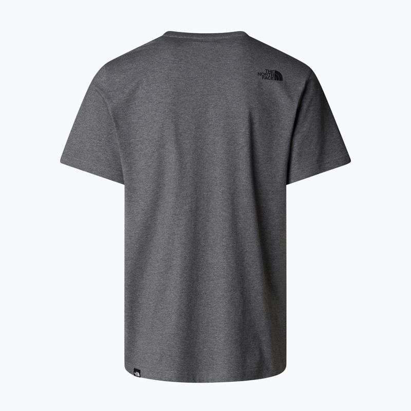 Мъжка тениска The North Face Easy t-shirt tnf medium grey heather 5
