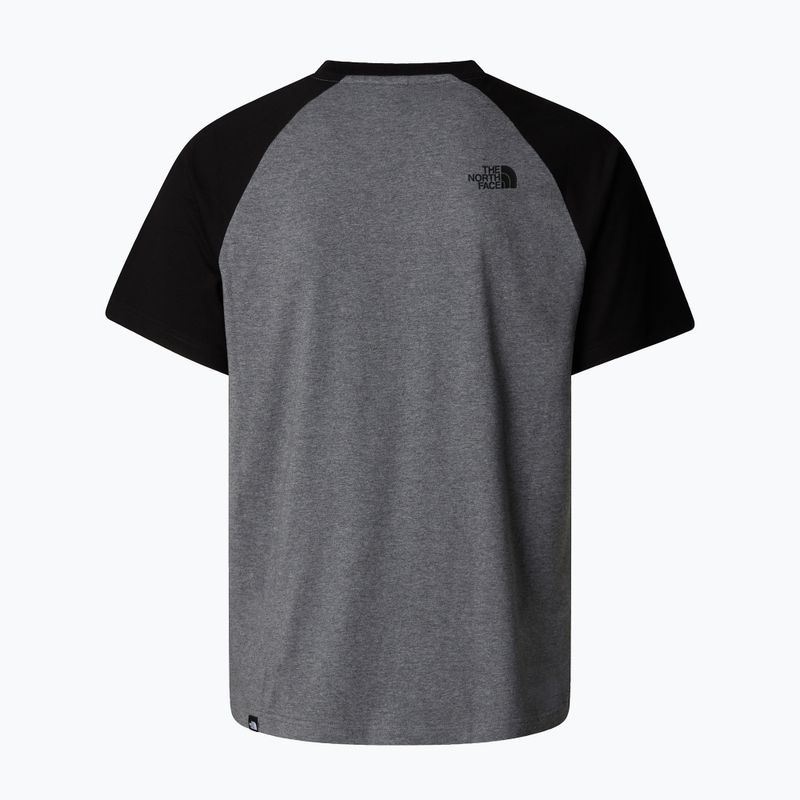 Мъжка тениска The North Face Raglan Easy medium grey heather 2