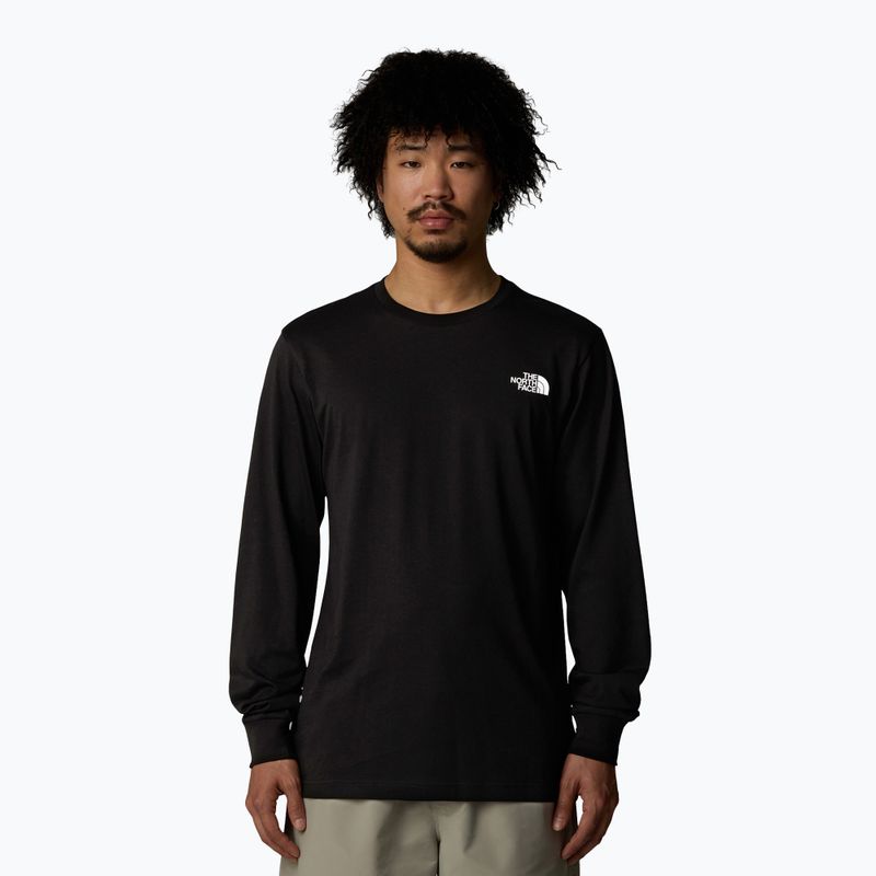 Мъжки потник с дълъг ръкав The North Face Easy Tee tnf black
