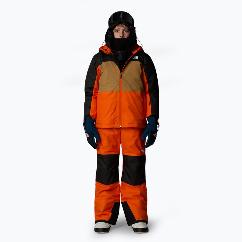 Детско ски яке The North Face Freedom Insulated orange 2