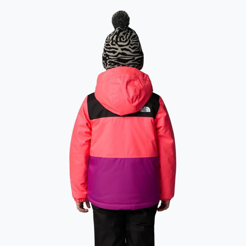 Детско ски яке The North Face Kid Freedom Insulated radiant poppy 3