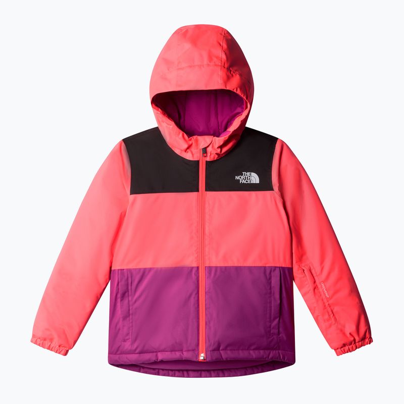 Детско ски яке The North Face Kid Freedom Insulated radiant poppy 5