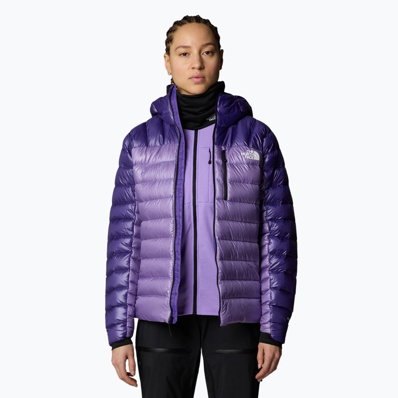 Дамско пухено яке The North Face Summit Breithorn Hoodie peak purple/purple granite 4