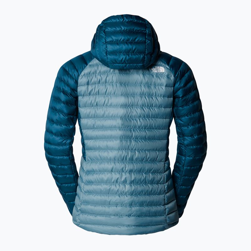 Дамско пухено яке The North Face Bettaforca Lt Down Hoodie algae blue/midnight petrol 6