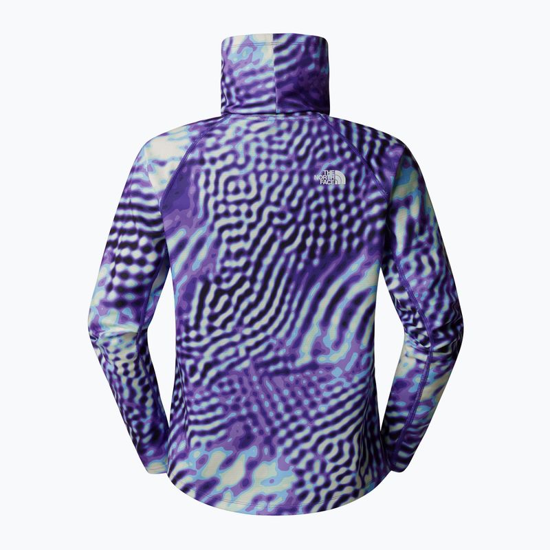 Дамска термоблуза с дълъг ръкав The North Face Baselayer Dragline peak purple the lift print 5