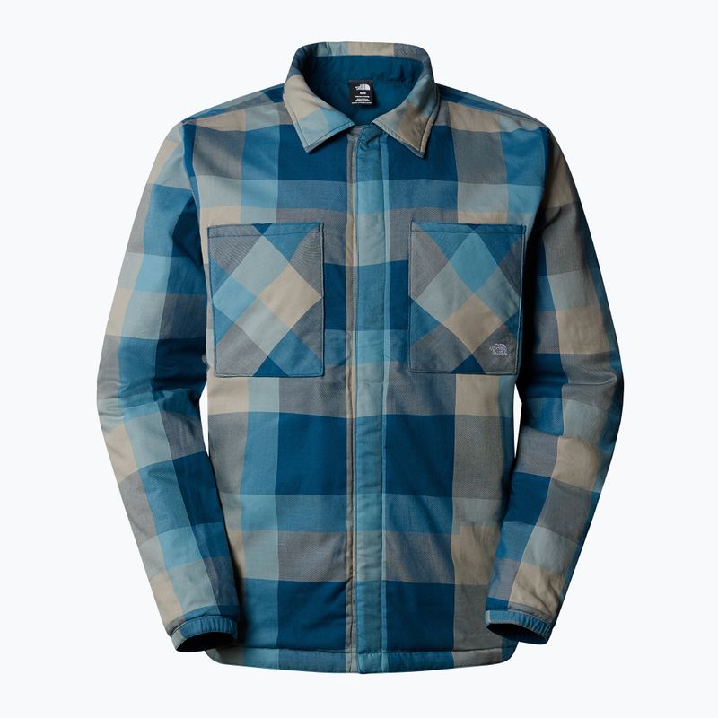 Мъжко изолирано яке The North Face Afterburner Insulated Flannel midnight petrol 5