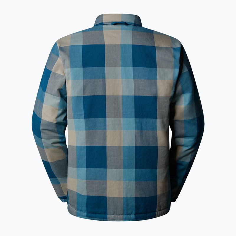 Мъжко подплатено яке The North Face Afterburner Insulated Flannel midnight petrol 6