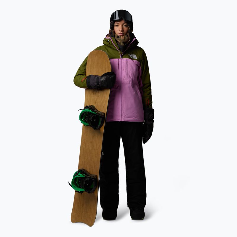 Дамско ски яке The North Face Namak Insulated forest olive/dragonfruit 2