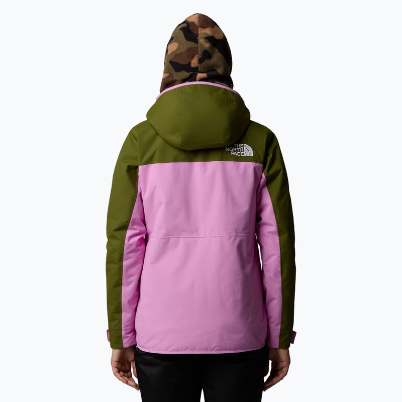Дамско ски яке The North Face Namak Insulated forest olive/dragonfruit 3